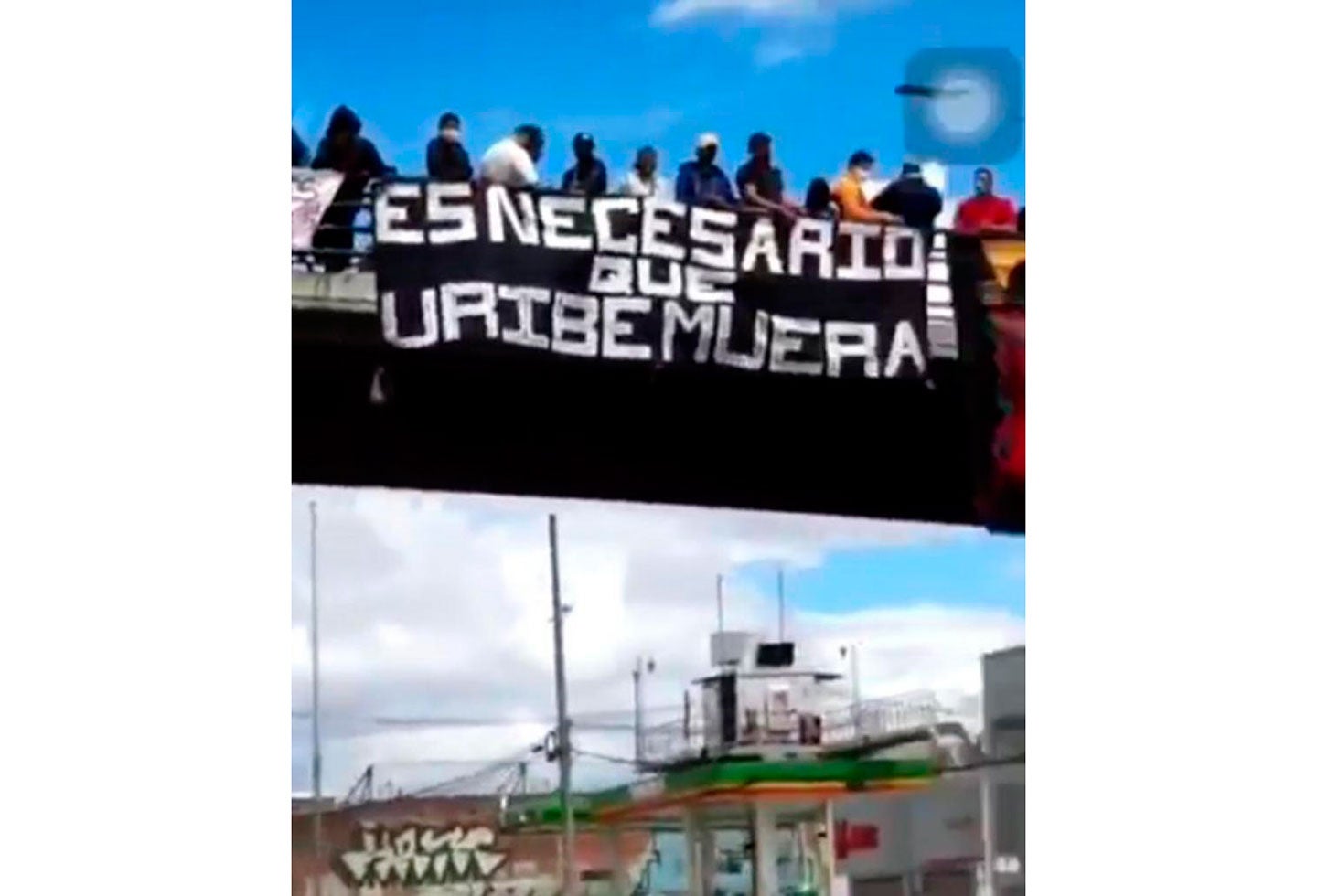 Valla contra Uribe en la minga indígena