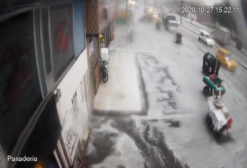 Granizada en Bogotá