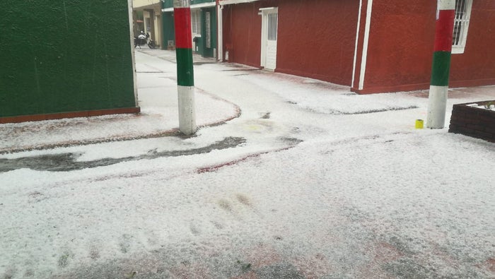 Granizada en Bogotá