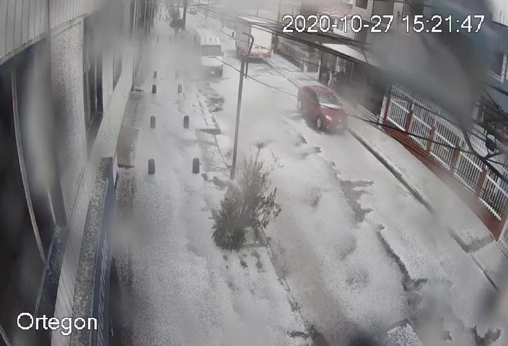Granizada en Bogotá