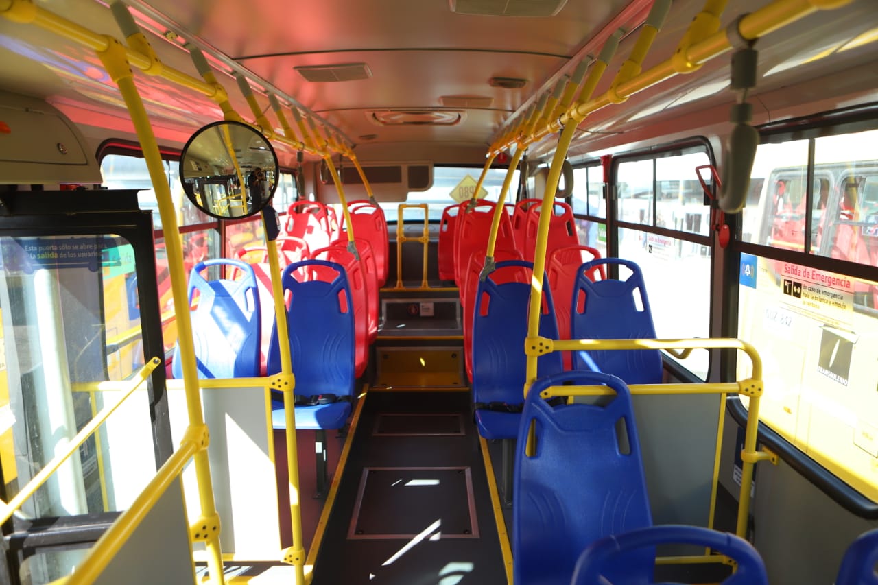 Nuevos buses amarillos de Transmilenio