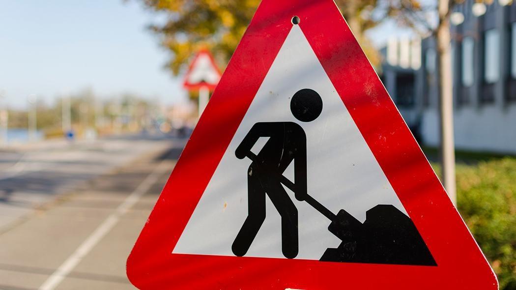 Obras en la vía Bogotá