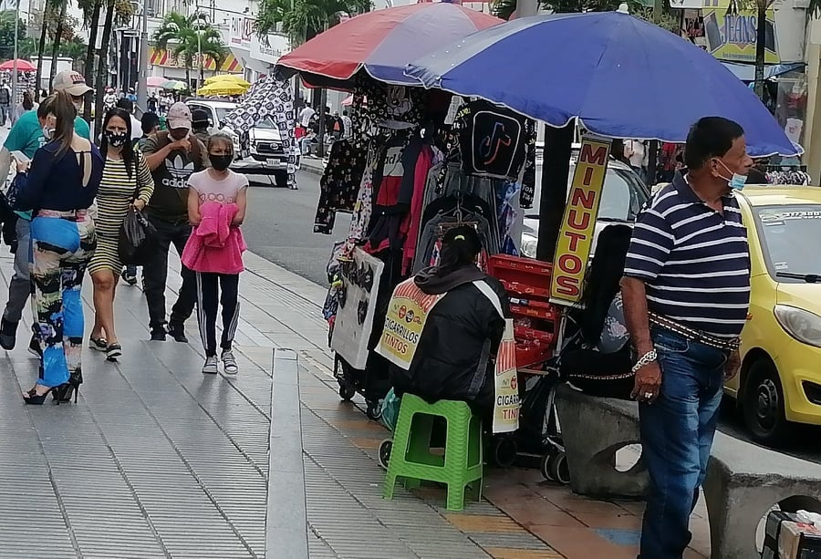 Colombianos en la calle