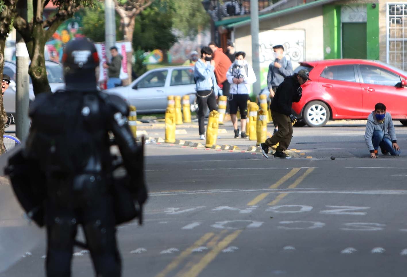 Disturbios en la Universidad Nacional el sábado 21 de noviembre de 2020