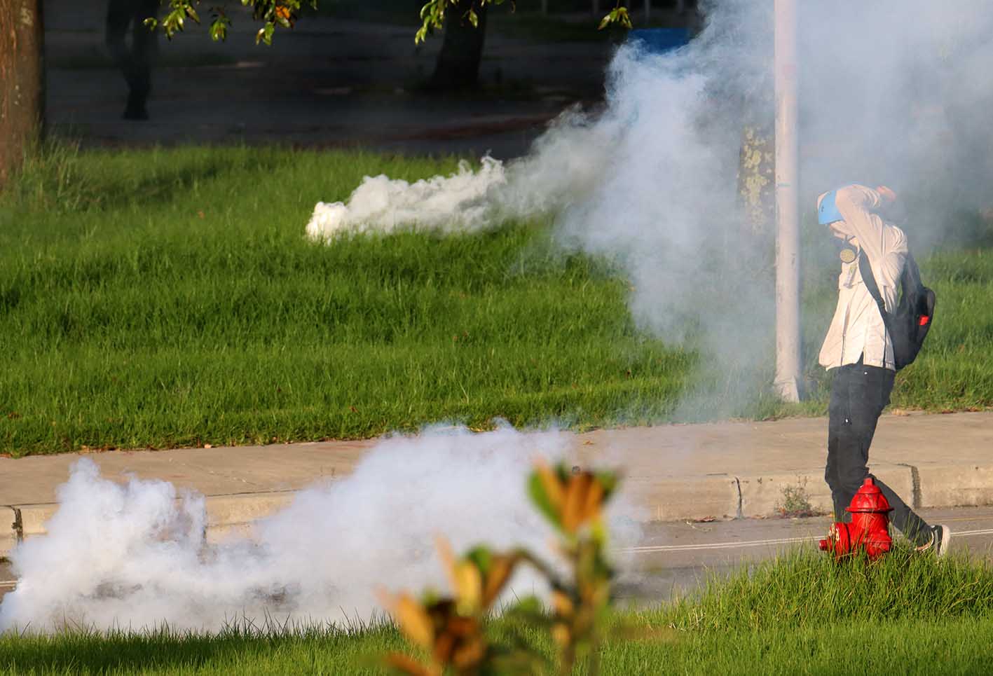 Disturbios en la Universidad Nacional el sábado 21 de noviembre de 2020