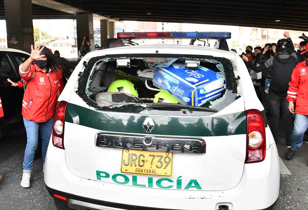 Protestas en Bogotá 21 de noviembre