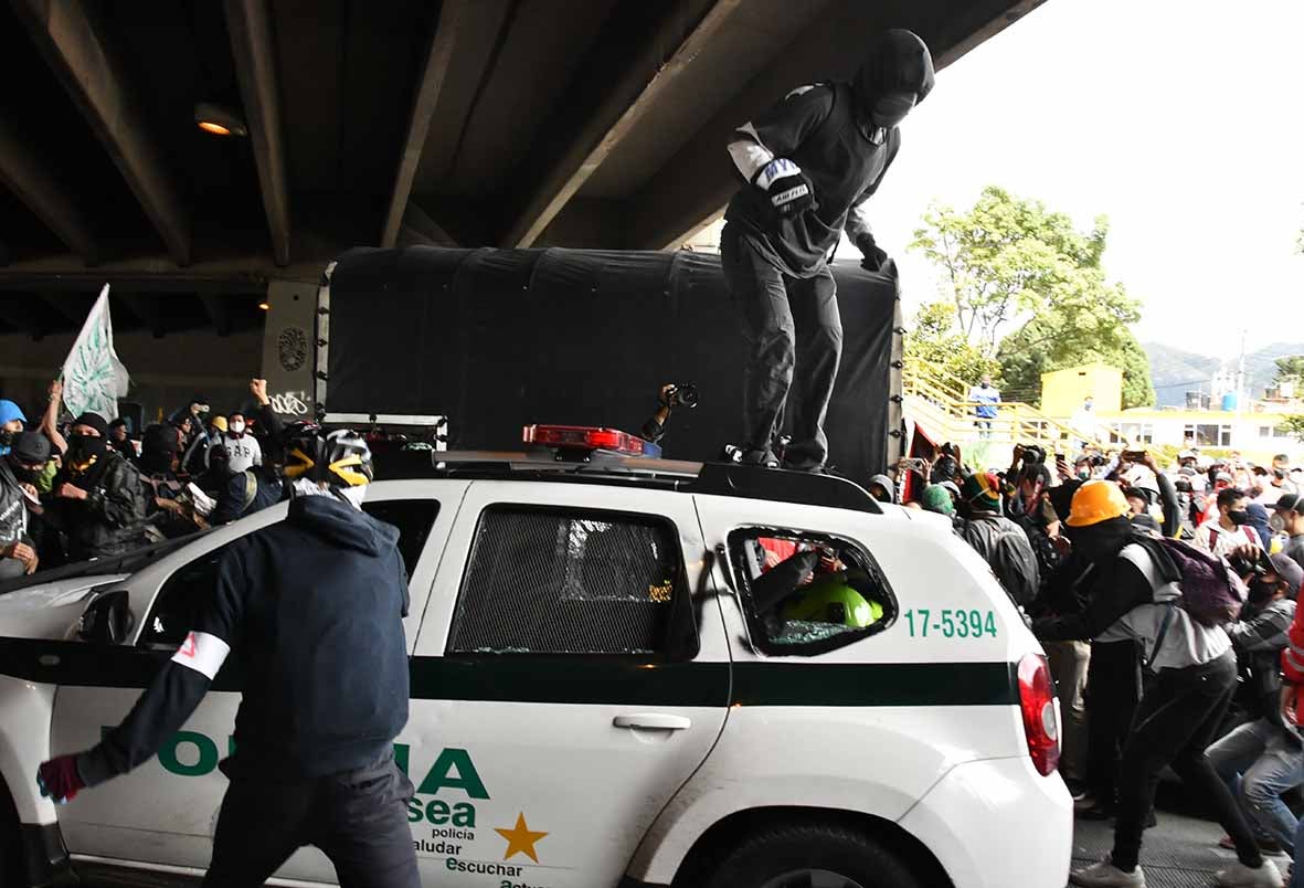 Protestas en Bogotá 21 de noviembre