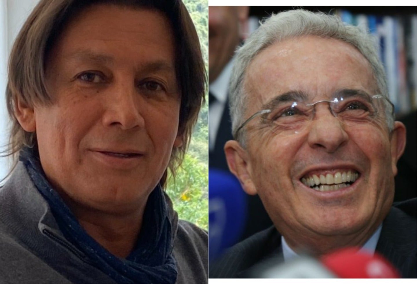 Eduardo Pimentel y Álvaro Uribe