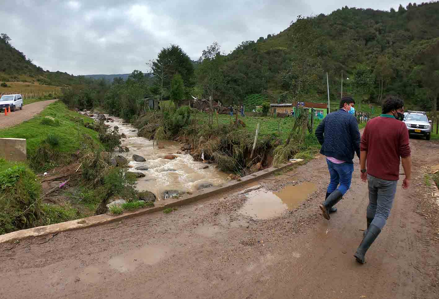 Deslizamientos de tierra y desbordamiento de afluentes en Usme y Ciudad Bolívar
