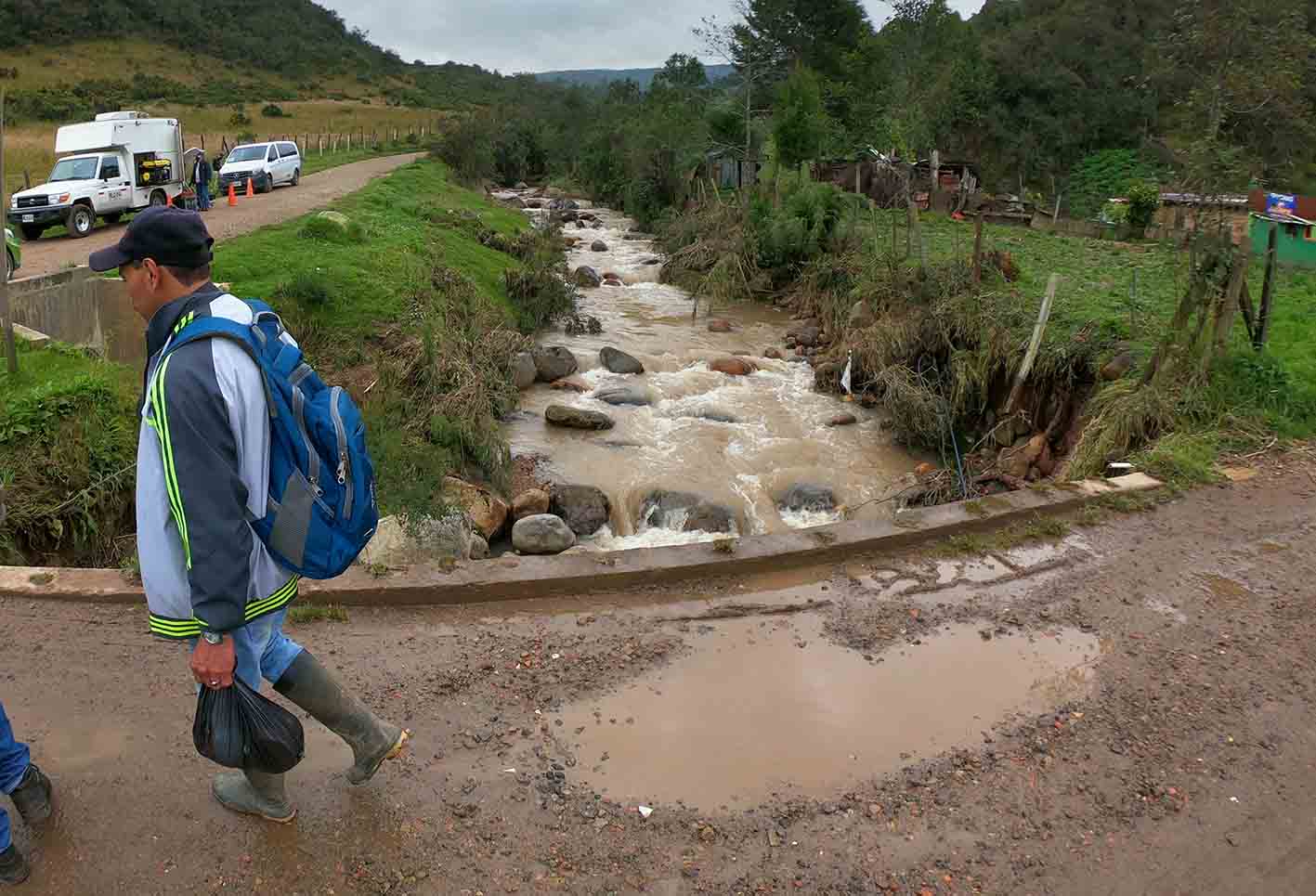 Deslizamientos de tierra y desbordamiento de afluentes en Usme y Ciudad Bolívar