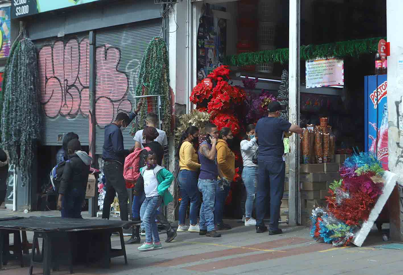Aglomeraciones en San Victorino