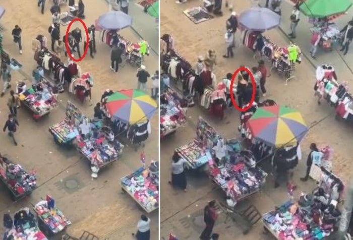 Ladrones roban en gavilla en el centro de Bogotá