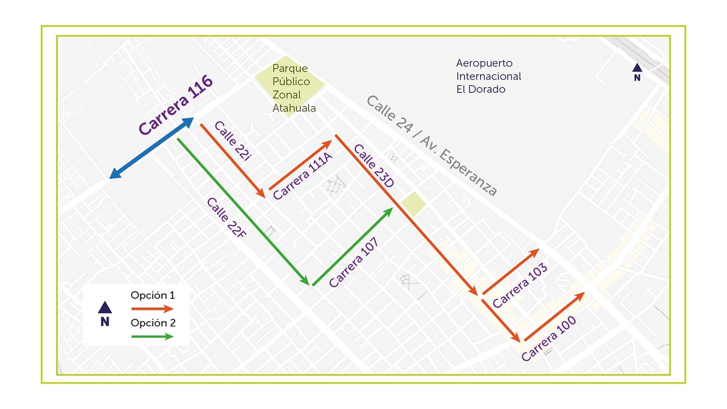 Mejora del tránsito de vehículos en la Calle 13 de Bogotá