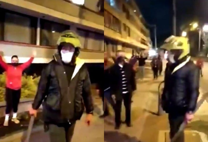 Policía que golpeó con palo a manifestantes el 9S en Bogotá fue capturado