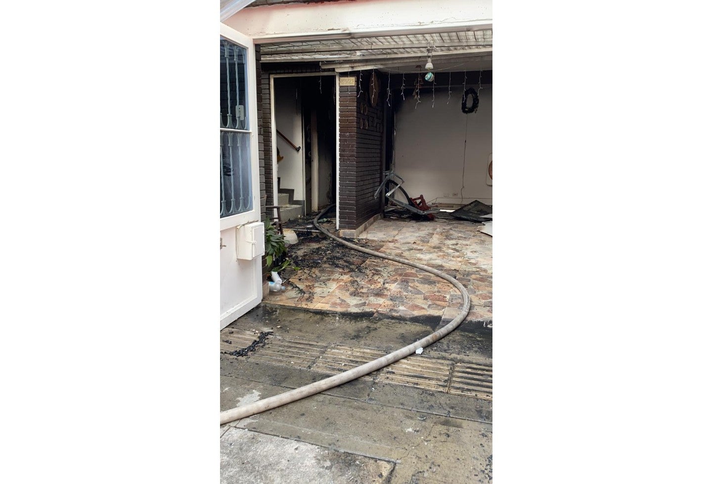 Incendio de vivienda en Bogotá