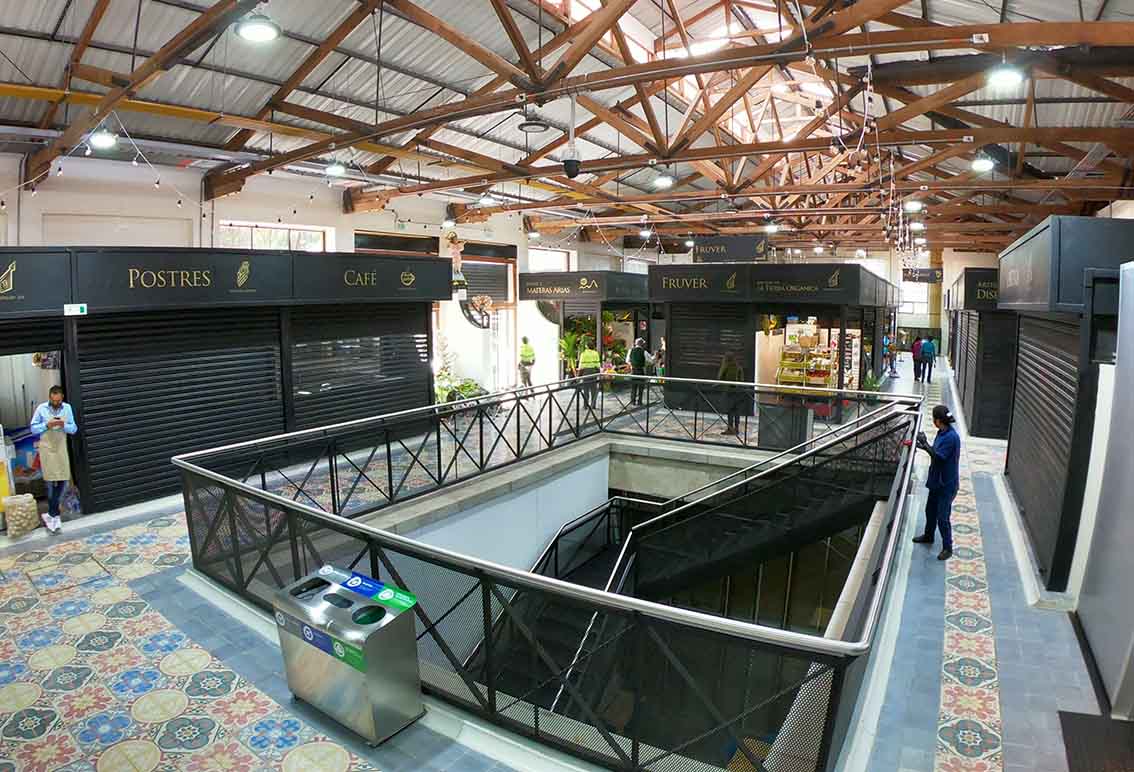 Remodelan la Plaza de Mercado La Concordia de La Candelaria