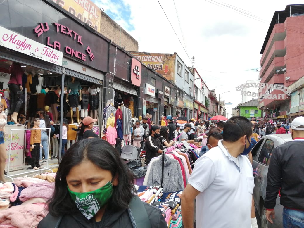 Compras en San Victorino