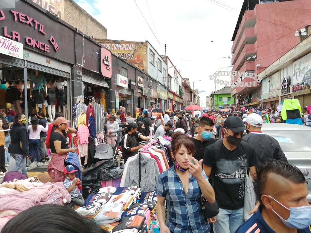 Compras en San Victorino