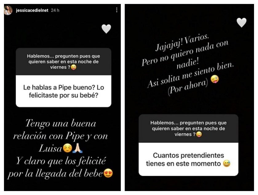 Jessica Cediel - Historias en Instagram