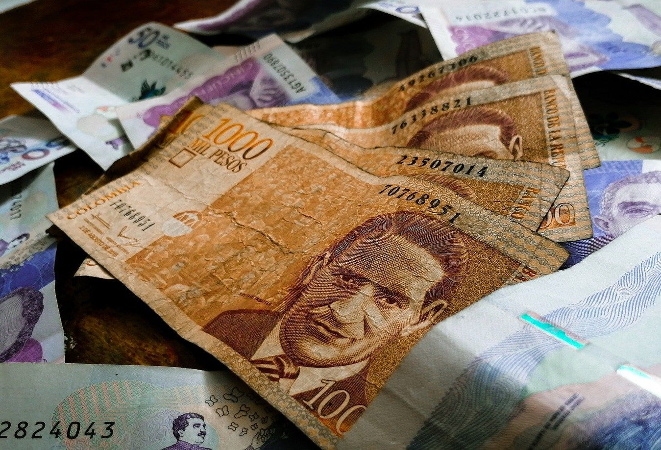 Billetes colombianos