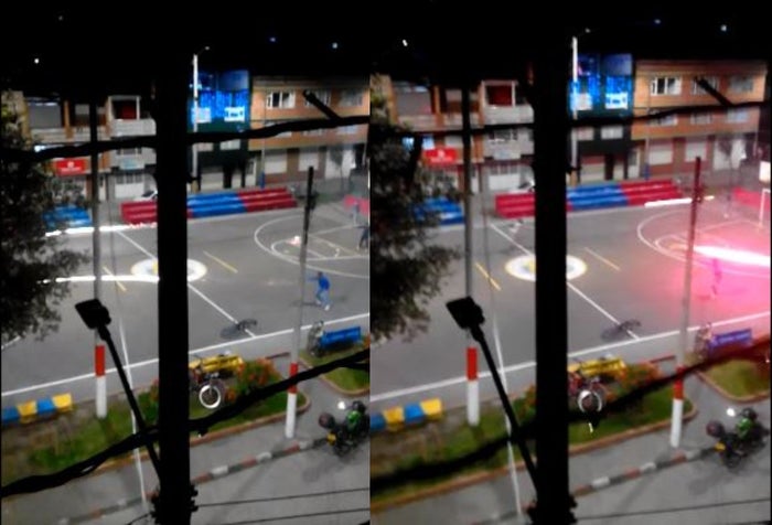 Irresponsables hacen batalla campal con pólvora en Kennedy