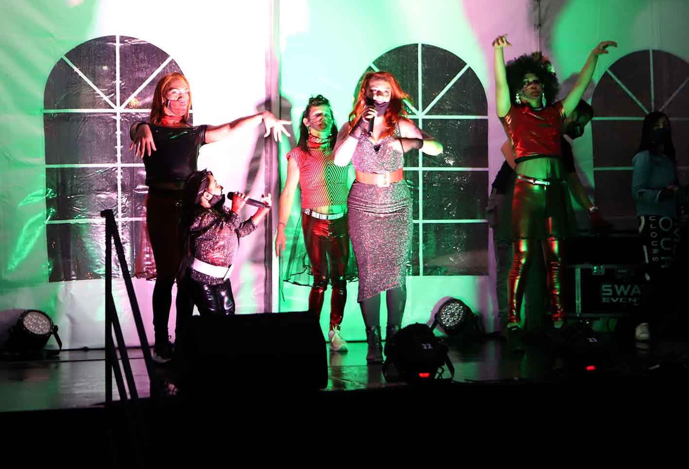 Novenas navideñas al aire libre en Bogotá