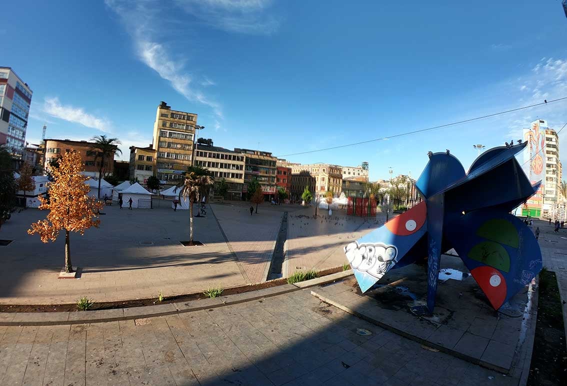 San Victorino – vendedores informales no respetan distanciamiento