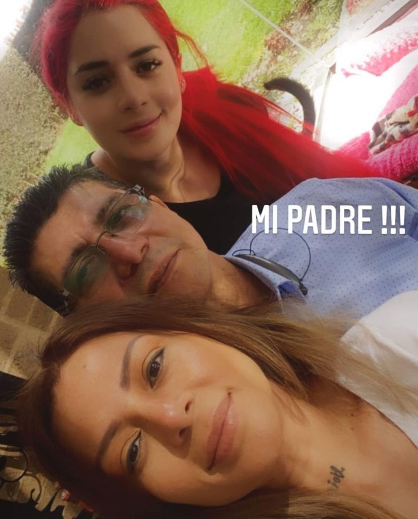 Marbelle compartió una fotografía junto a su padre