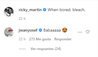 Comentario de Jwan Yosef, esposo de Ricky Martin