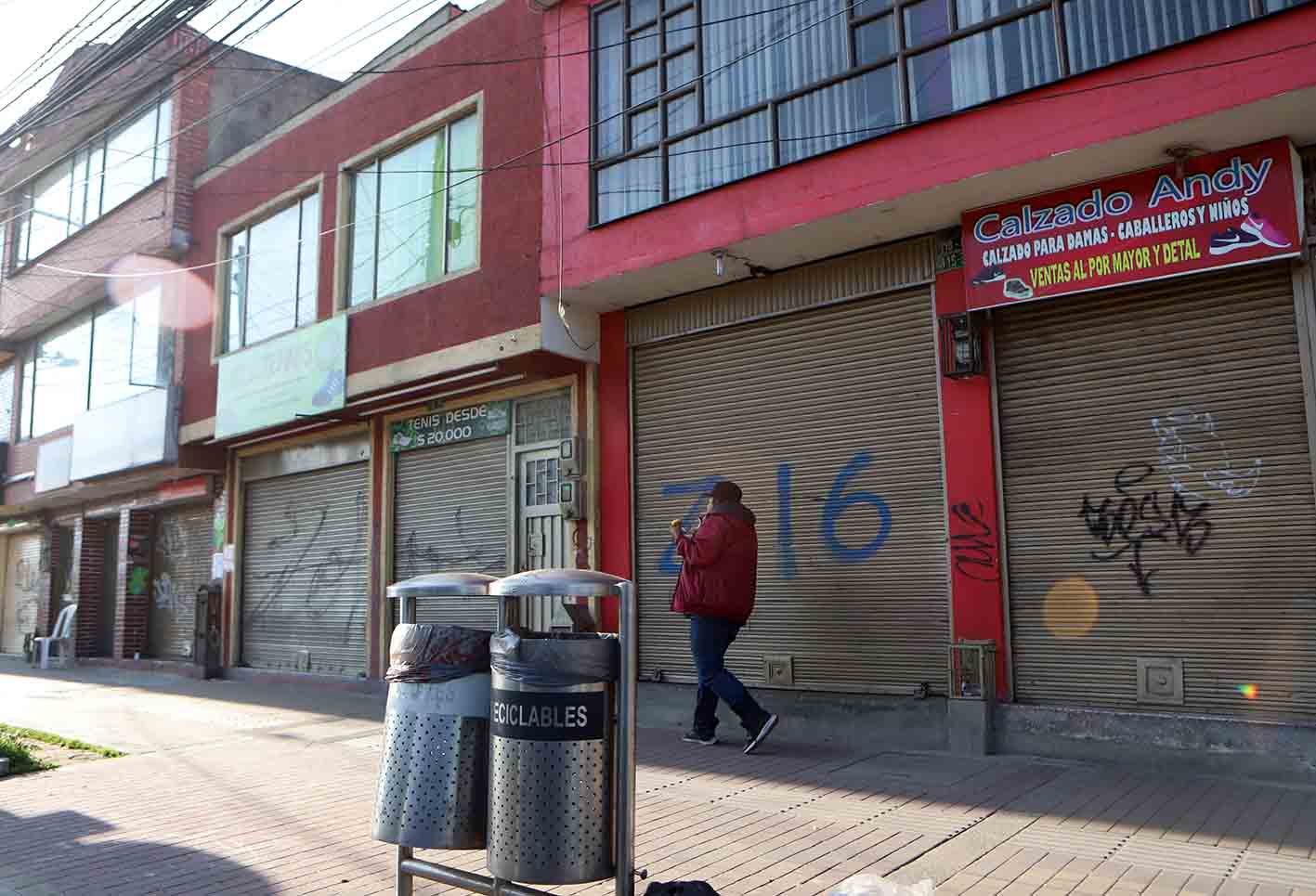 Cuarentena en Bogotá / Protesta de comerciantes por cuarentena / Cuarentena por UPZ