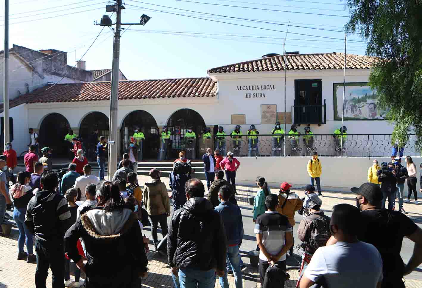Cuarentena en Bogotá / Protestas de comerciantes en Bogotá por cuarentena