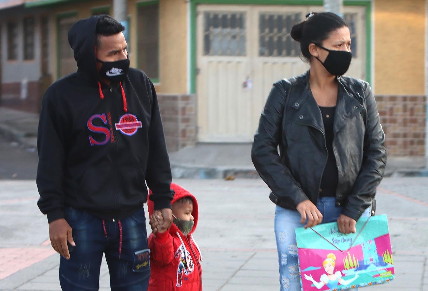 Uso de tapabocas / Coronavirus en Bogotá / Tapabocas de tela