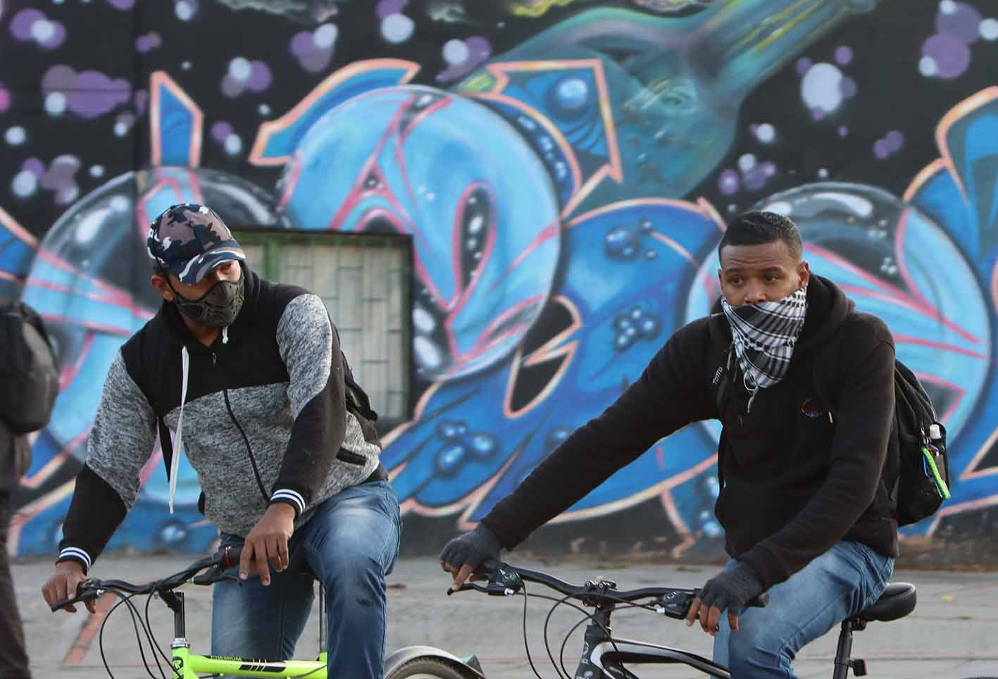 Uso de tapabocas / Coronavirus en Bogotá / Tapabocas de tela