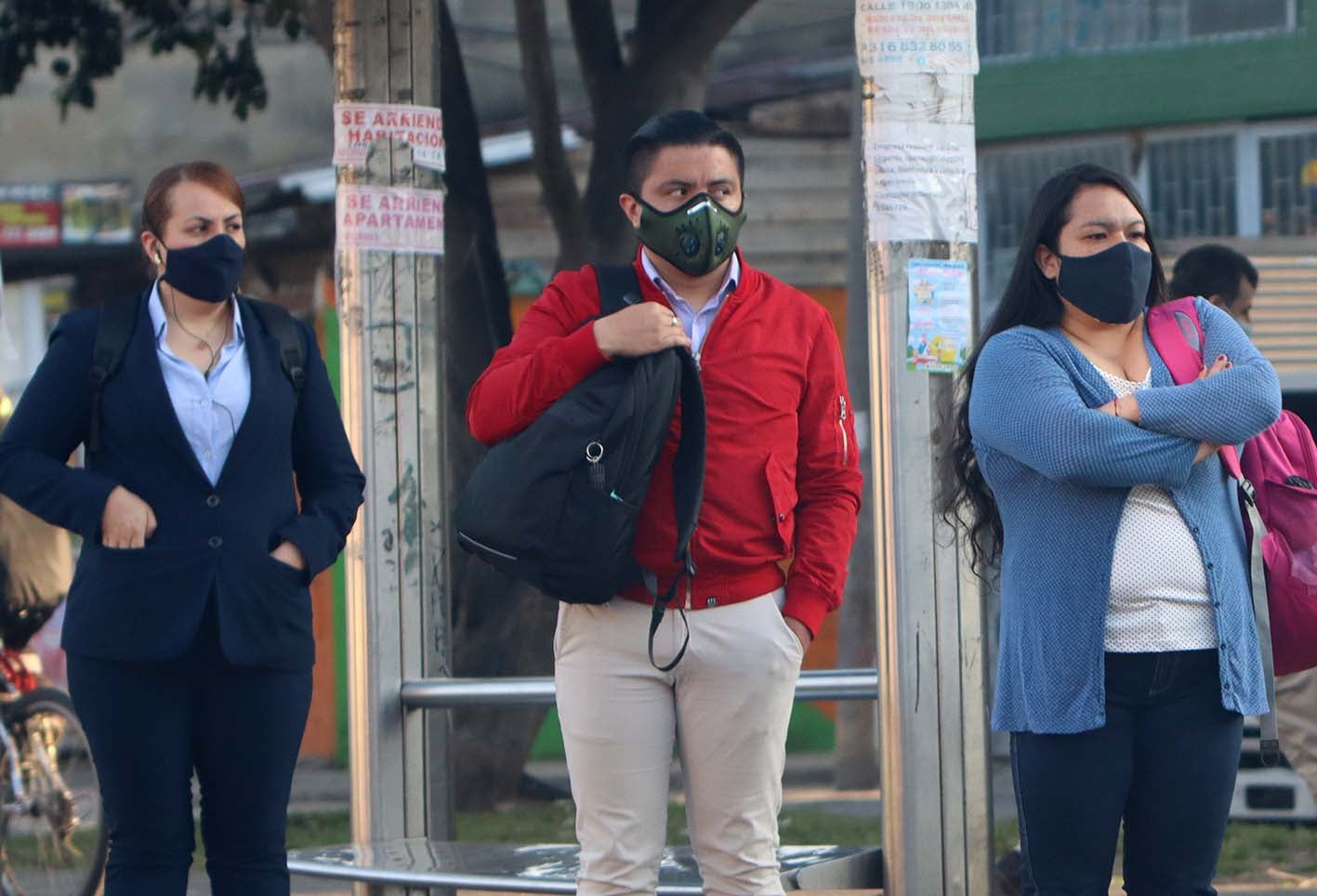 Uso de tapabocas / Coronavirus en Bogotá / Tapabocas de tela