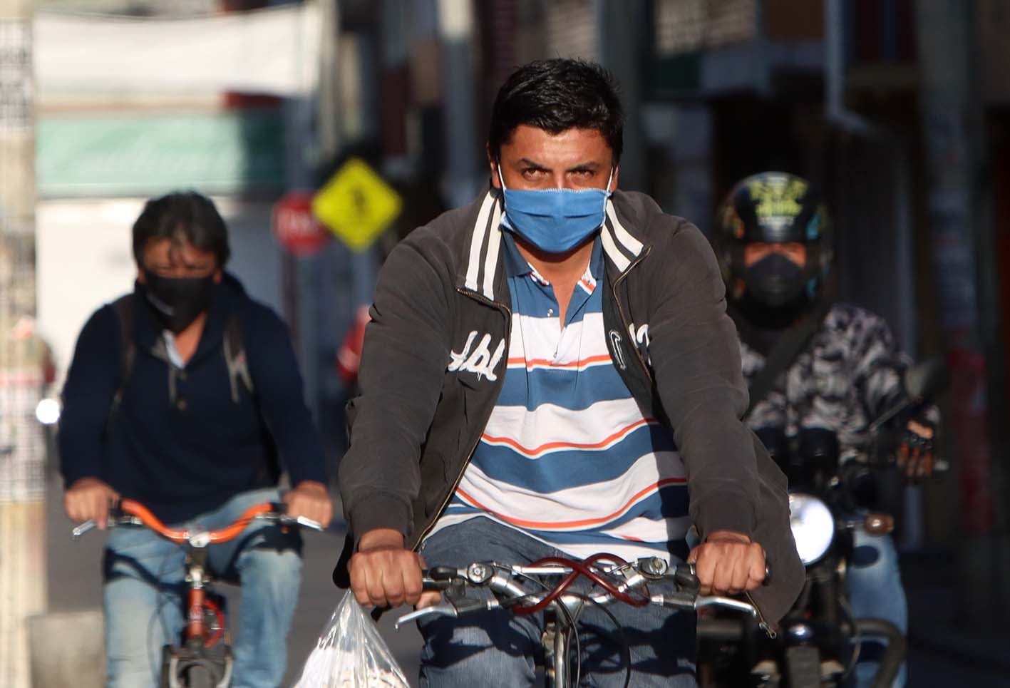 Uso de tapabocas / Coronavirus en Bogotá / Tapabocas de tela