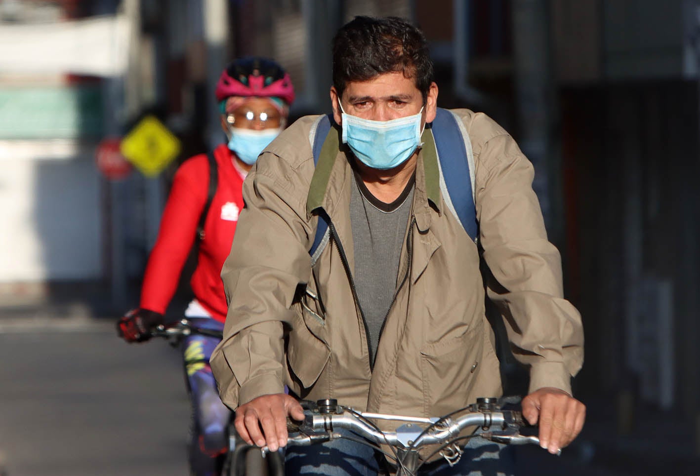 Uso de tapabocas / Coronavirus en Bogotá / Tapabocas de tela