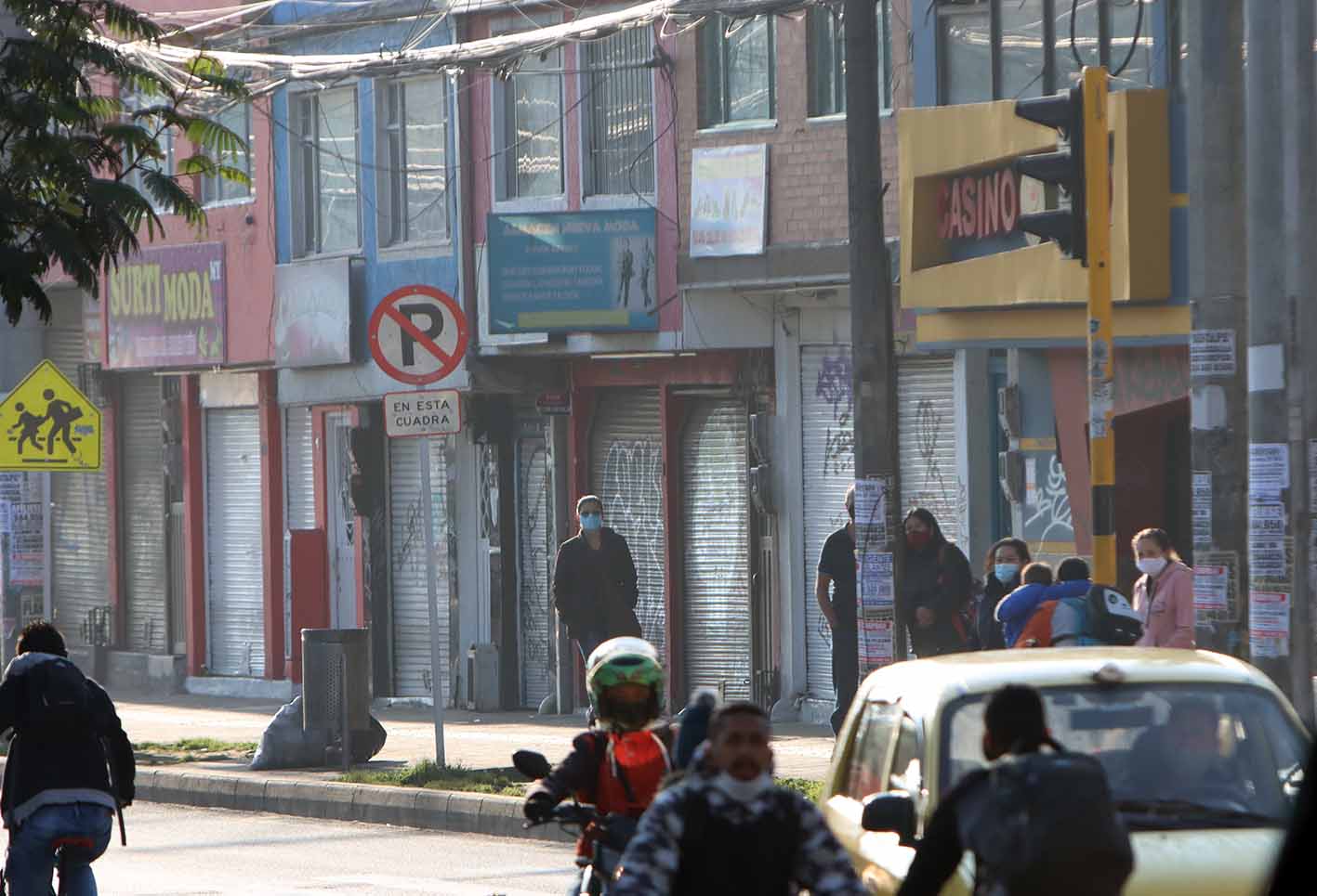 Cuarentena en Bogotá / Protesta de comerciantes por cuarentena / Cuarentena por UPZ