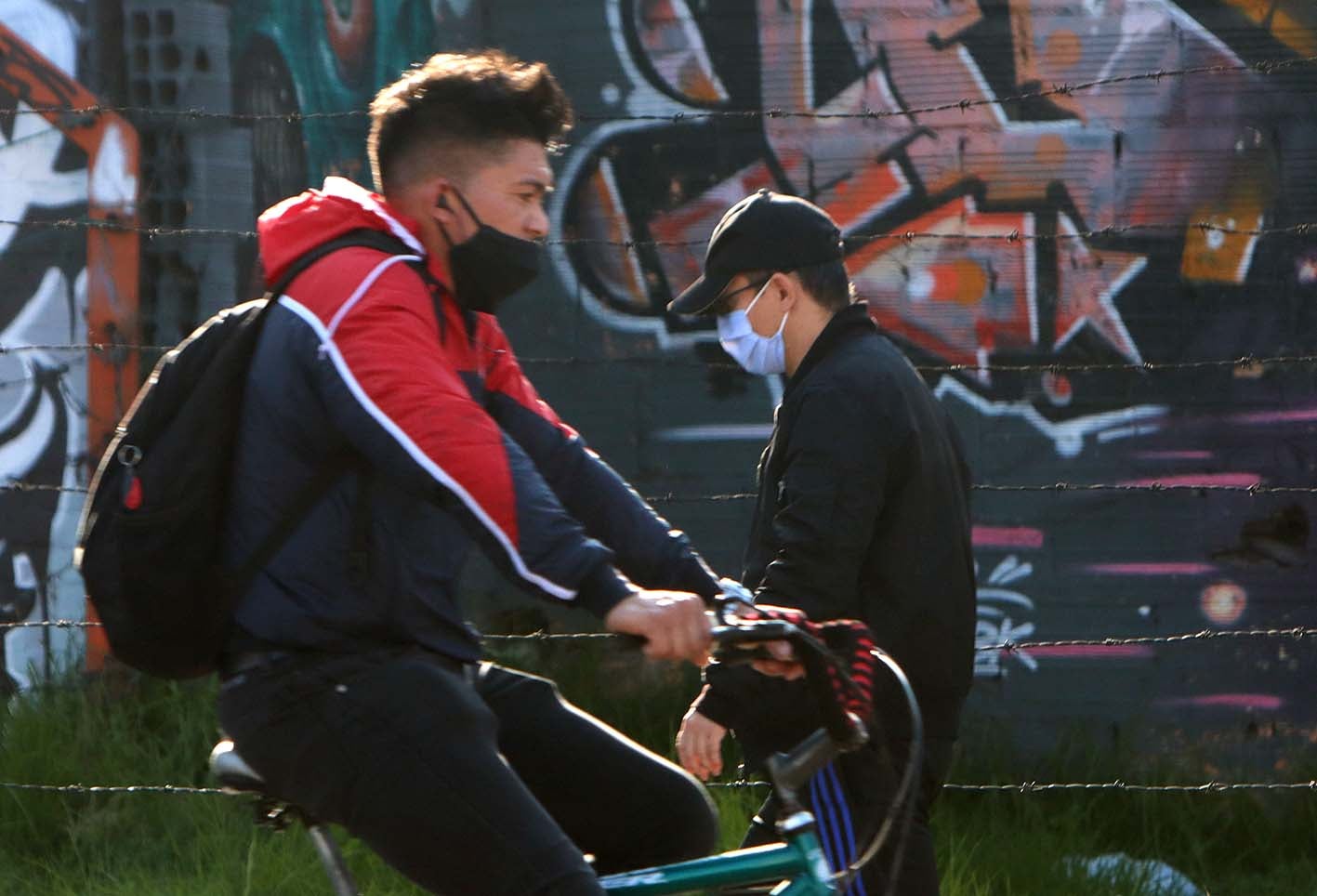 Uso de tapabocas / Coronavirus en Bogotá / Tapabocas de tela