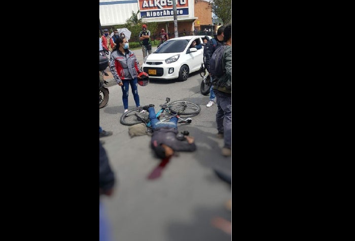 Murió ciclista atropellado en Bogotá