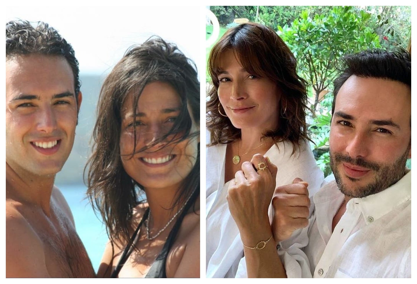 Sebastián Martínez y Kathy Sáenz