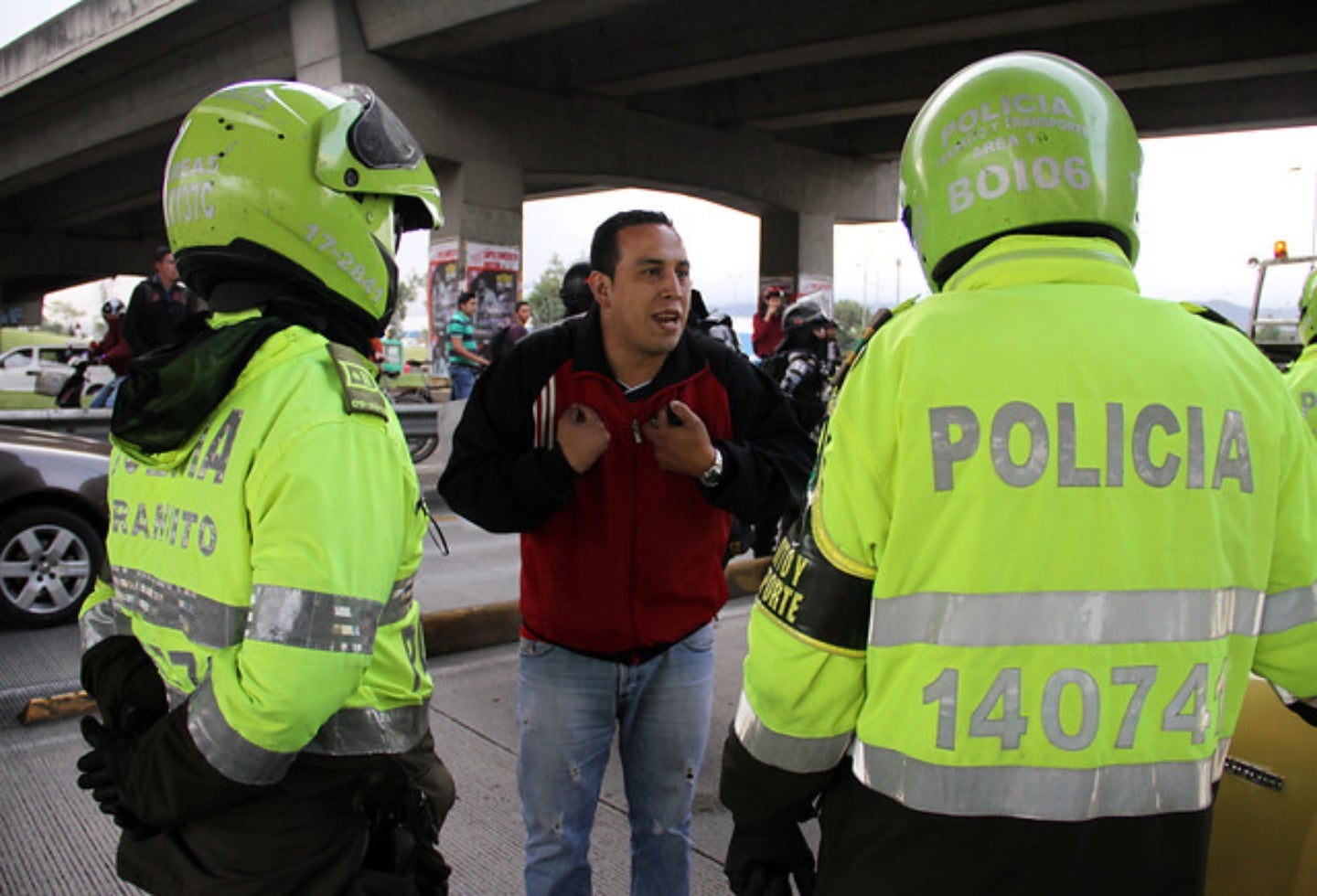 Vehículos en patios de Bogotá