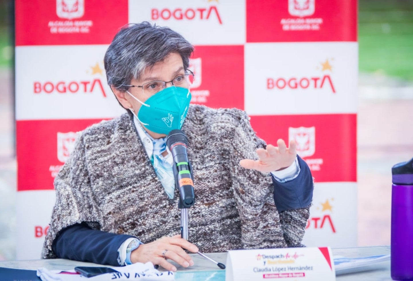 Claudia López, alcaldesa de Bogotá