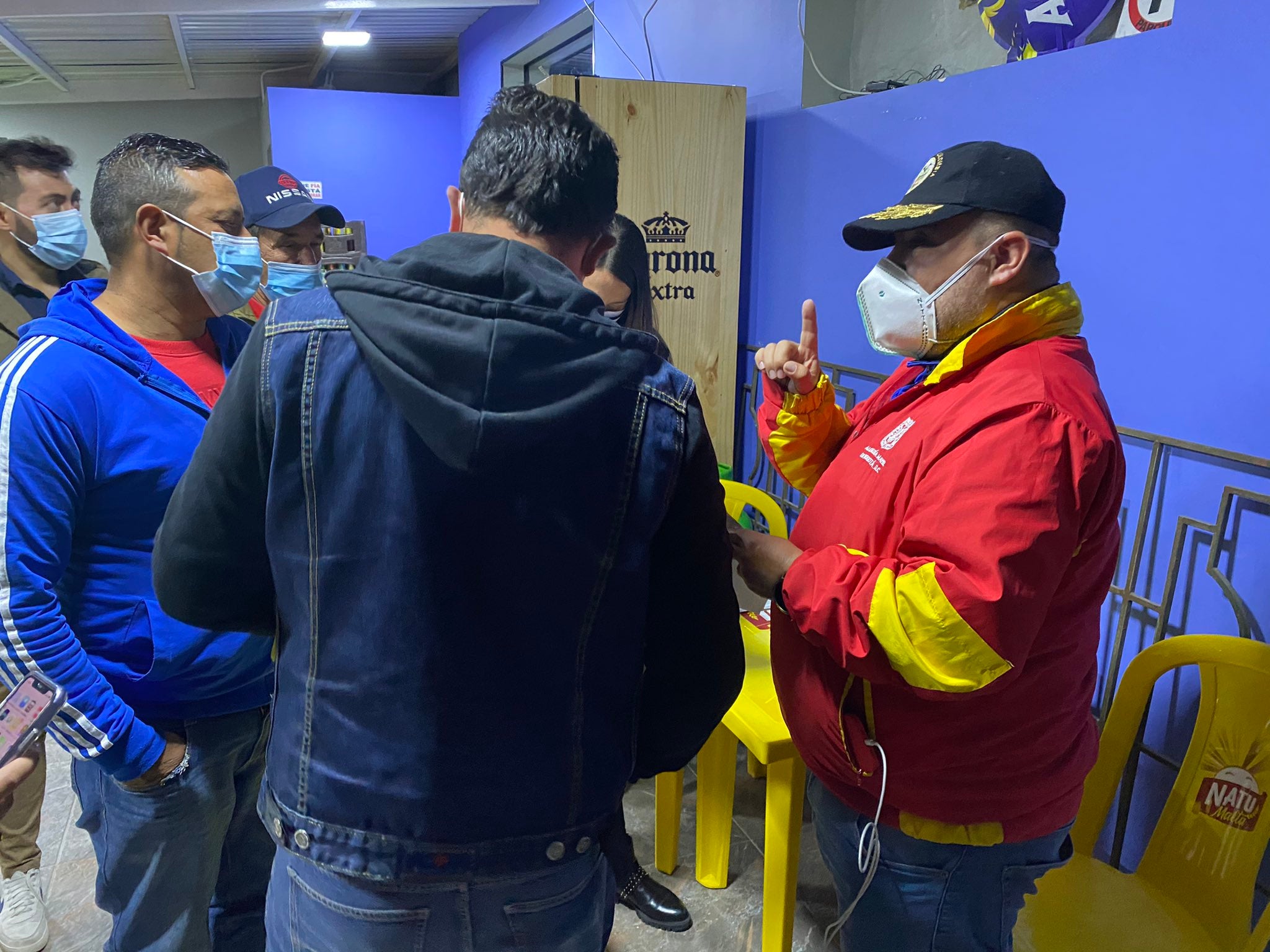 Fiesta clandestina hallada en Chapinero