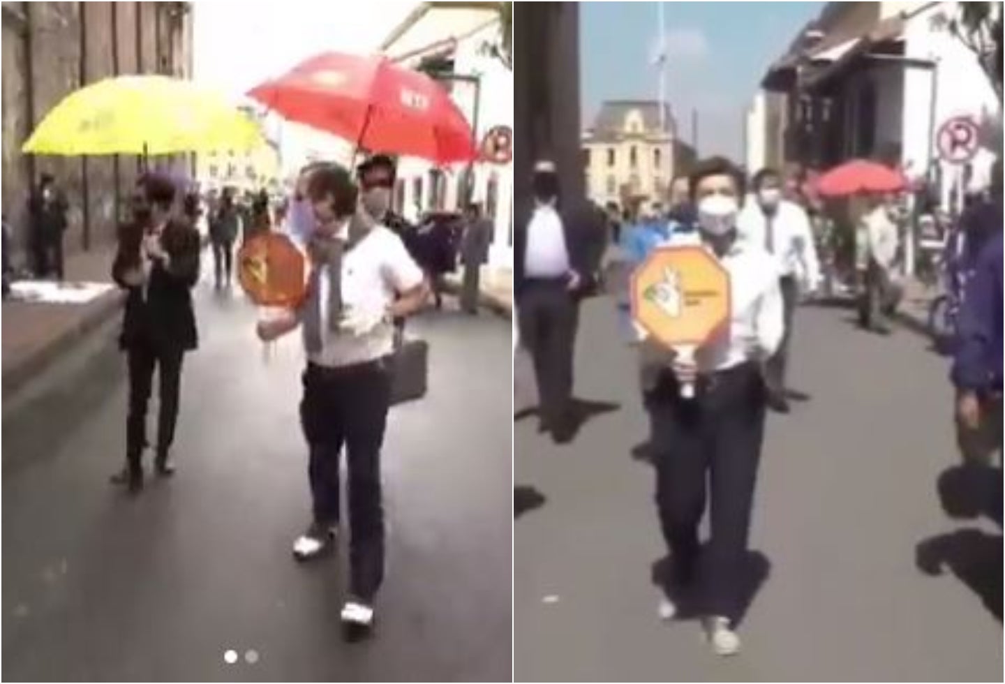 Juanpis González y la mejor parodia del choque de Claudia López con una vendedora ambulante