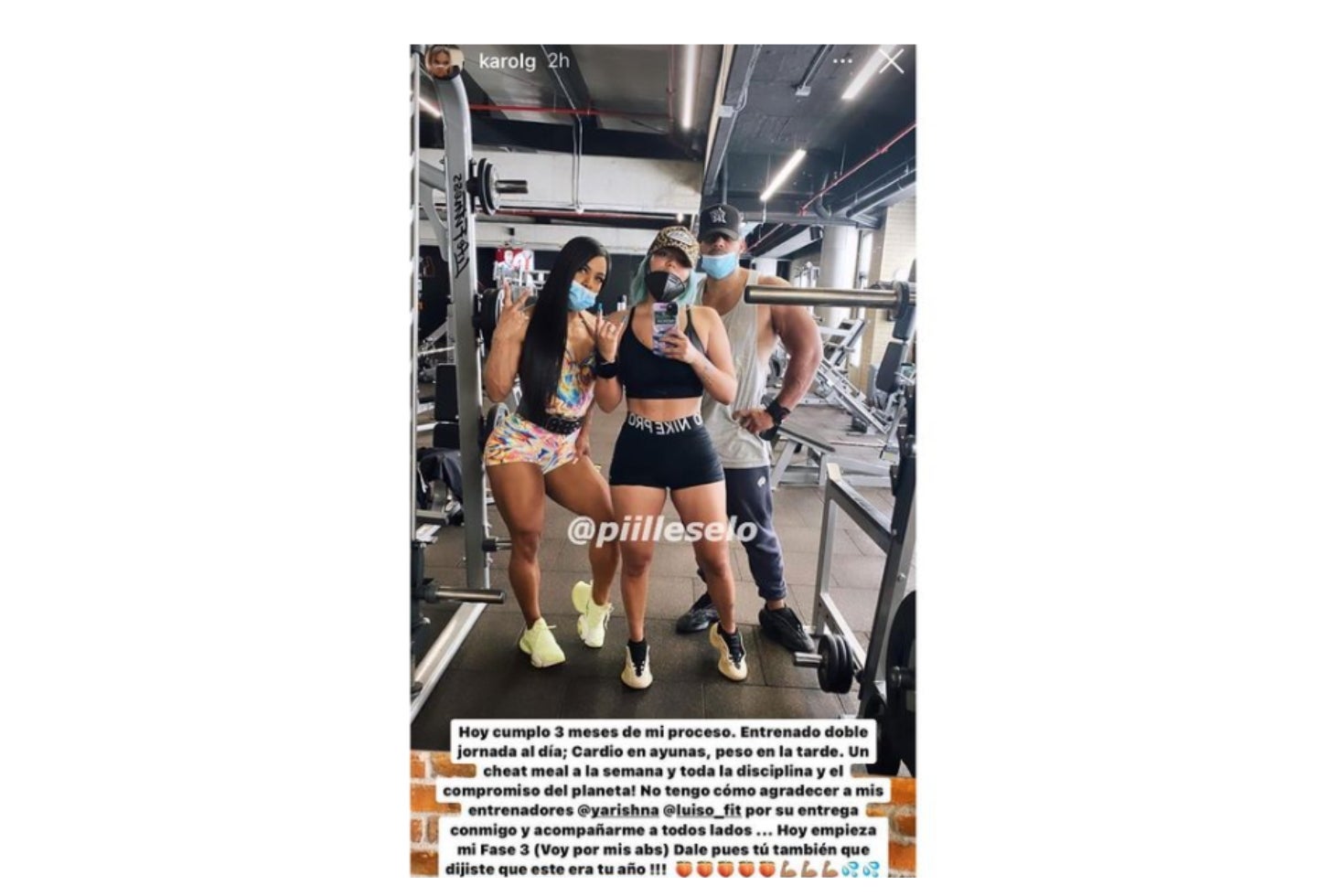 Karol G, más fit que nunca