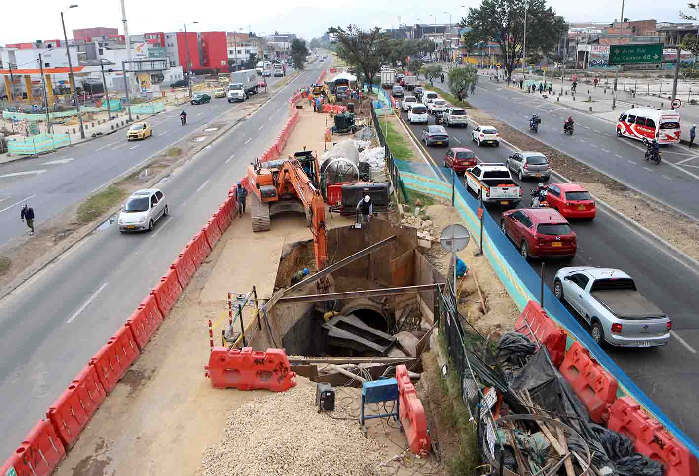 Casas demolidas para la construcción del Metro de Bogotá