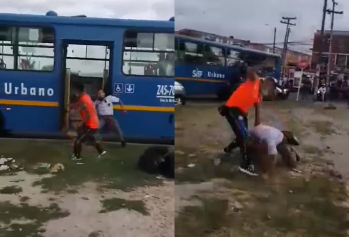 Riñas en Bogotá: Conductor del SITP pelea con ciudadano