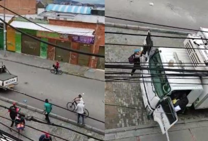 Batalla campal en el centro: Registran saqueos y robos