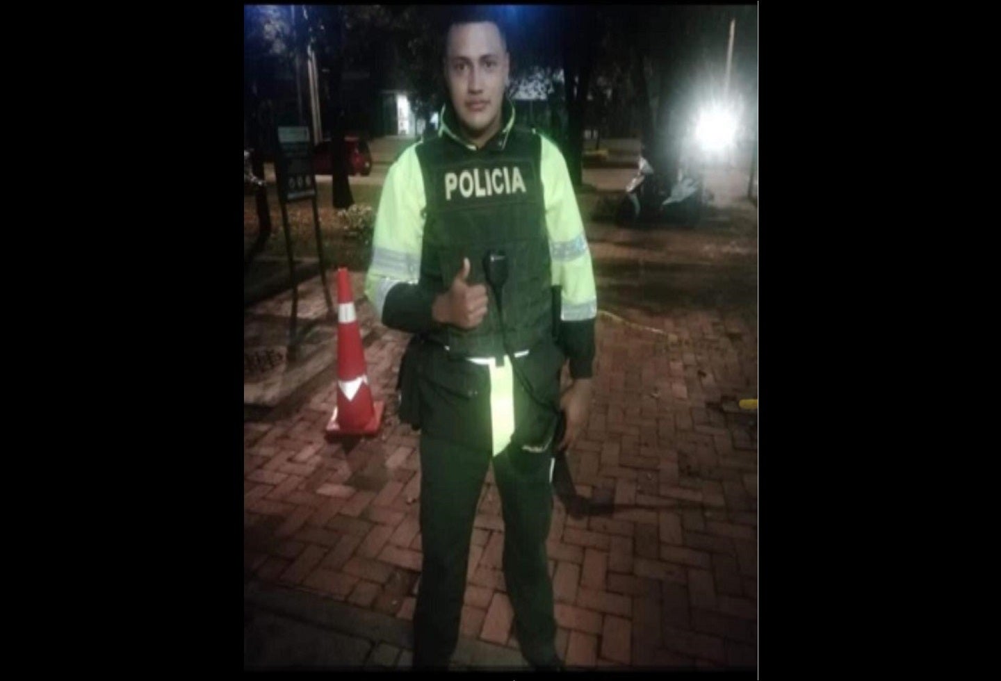 Patrullero Edwin Caro, asesinado por venezolanos en Bogotá