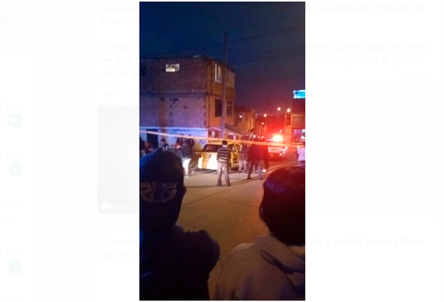 Taxista muerto sur de Bogotá